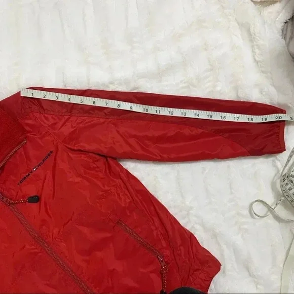 Vtg Tommy Hilfiger 90’s Windbreaker kids Jacket,Y2K Jacket Size M - Picture 7 of 8